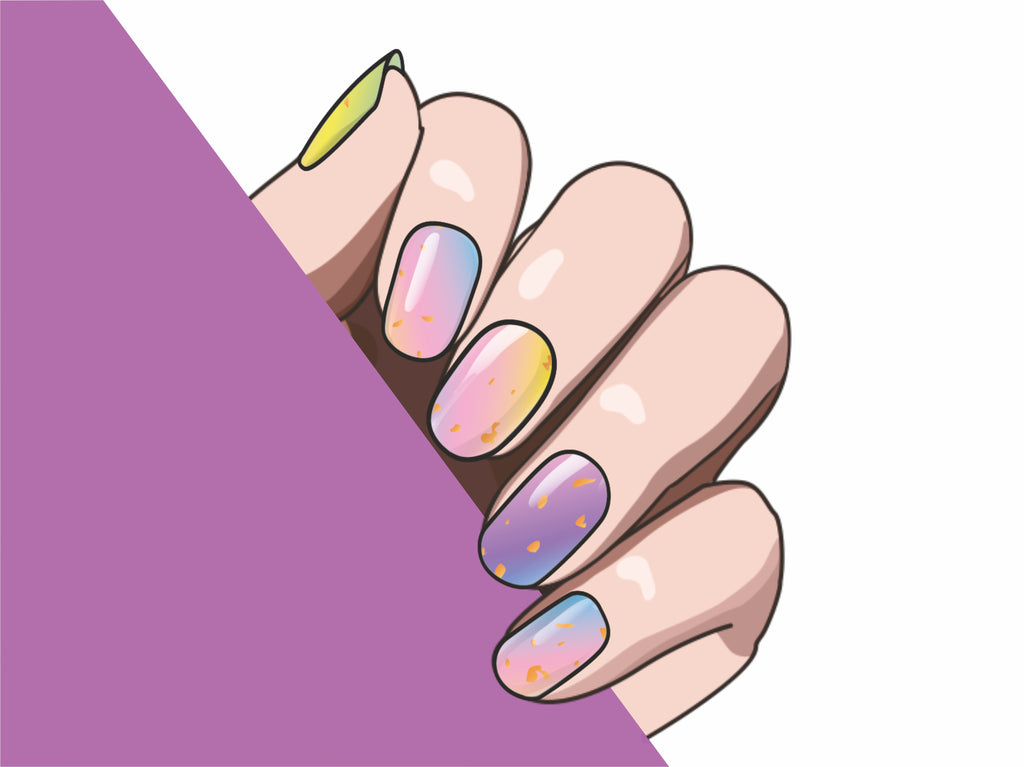 Magic Fantasy semi-cured gel nail strips by MANITIME – detail 6