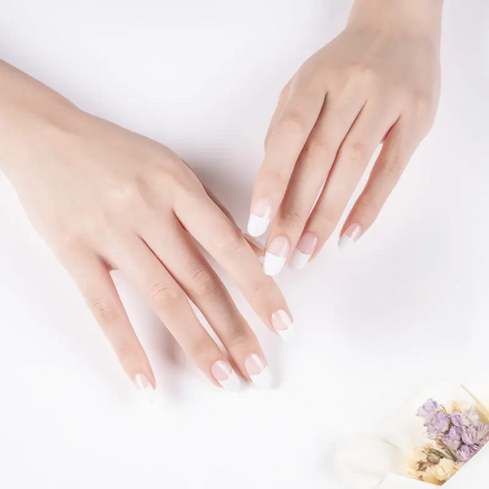 White Elegance – Gel Nail Strips