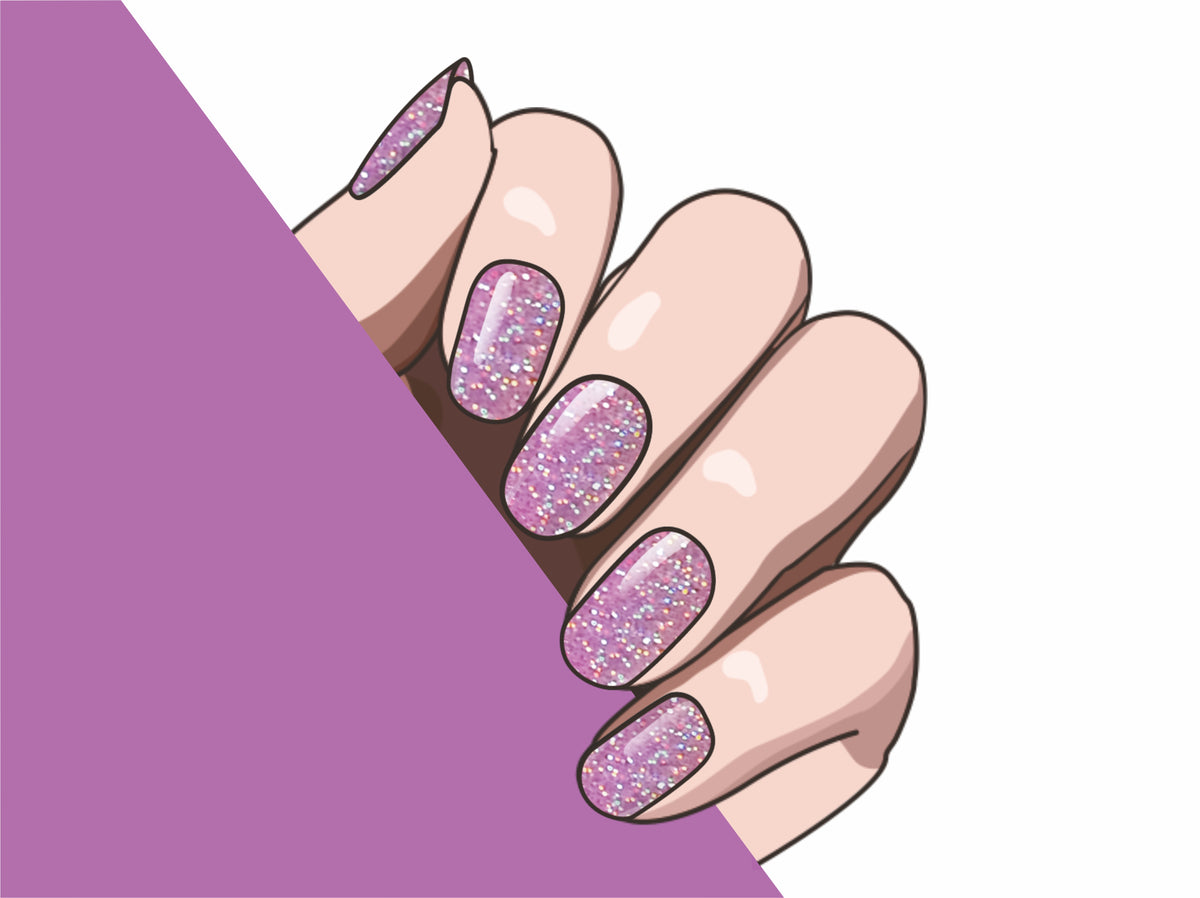 Timeless Chic semi-cured gel nail strips by MANITIME – detail 4