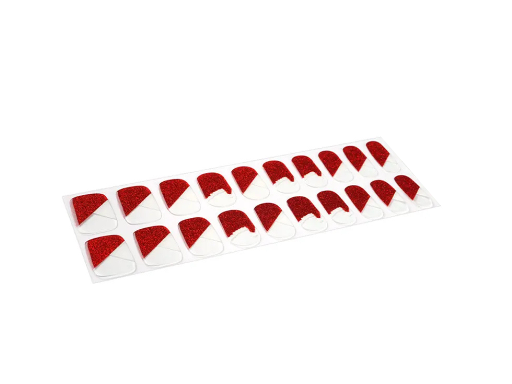 Santa's Charm semi-cured gel nail strips by MANITIME – detail 2