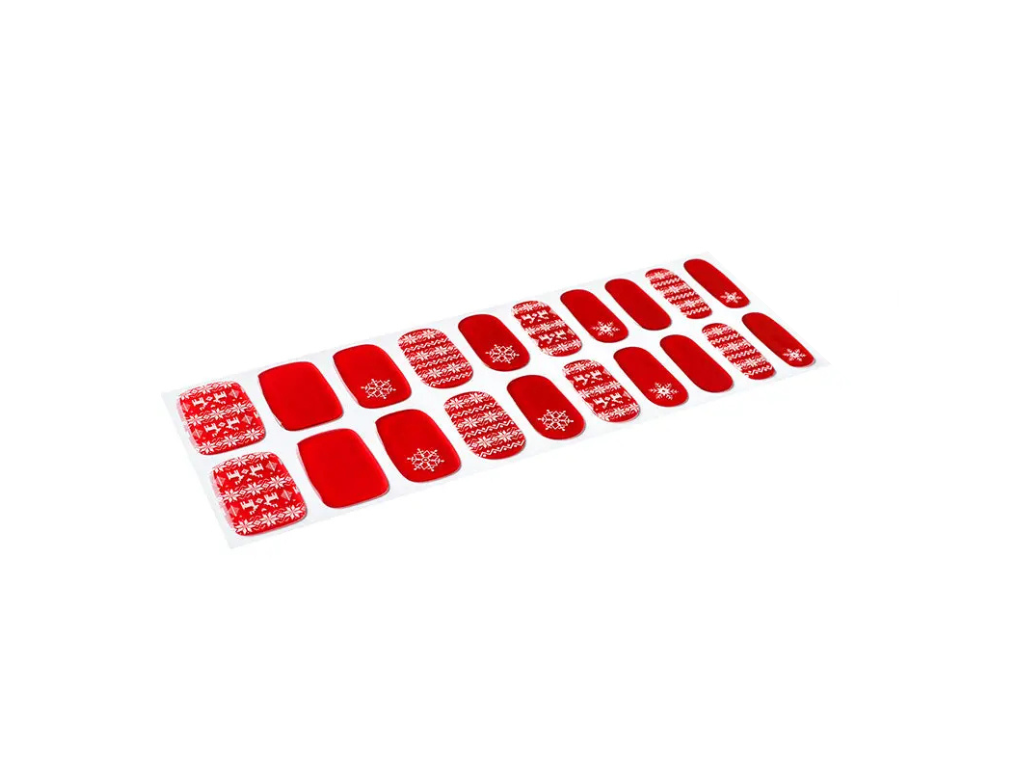 Christmas Vibe semi-cured gel nail strips by MANITIME – detail 3