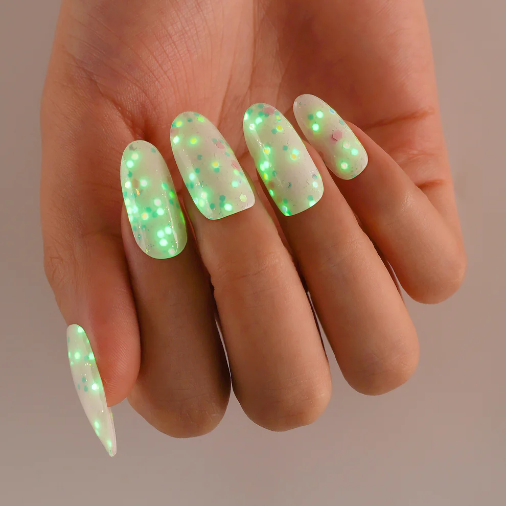 Candy Confetti semi-cured gel nail strips by MANITIME – detail 2