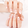 Timeless French semi-cured gel nail strips by MANITIME