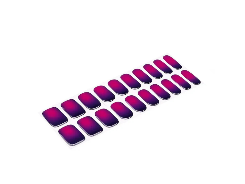 Magenta Mystique semi-cured gel nail strips by MANITIME – detail 4