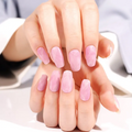 Pink Marble – polotvrzené gelové nálepky MANITIME