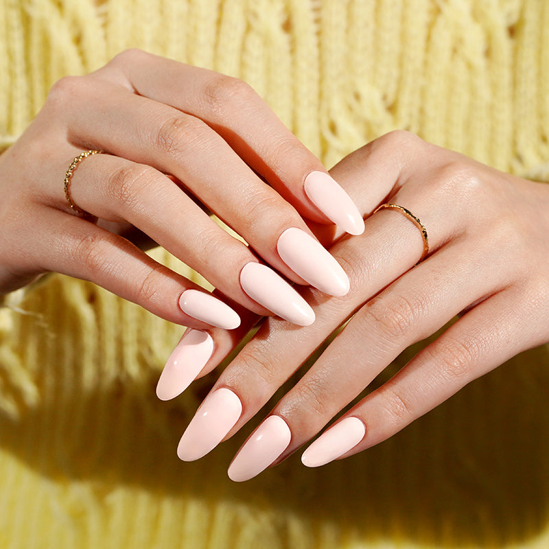 Cream Touch semi-cured gel nail strips by MANITIME – detail 3