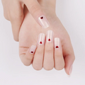 Sweet Heart semi-cured gel nail strips by MANITIME