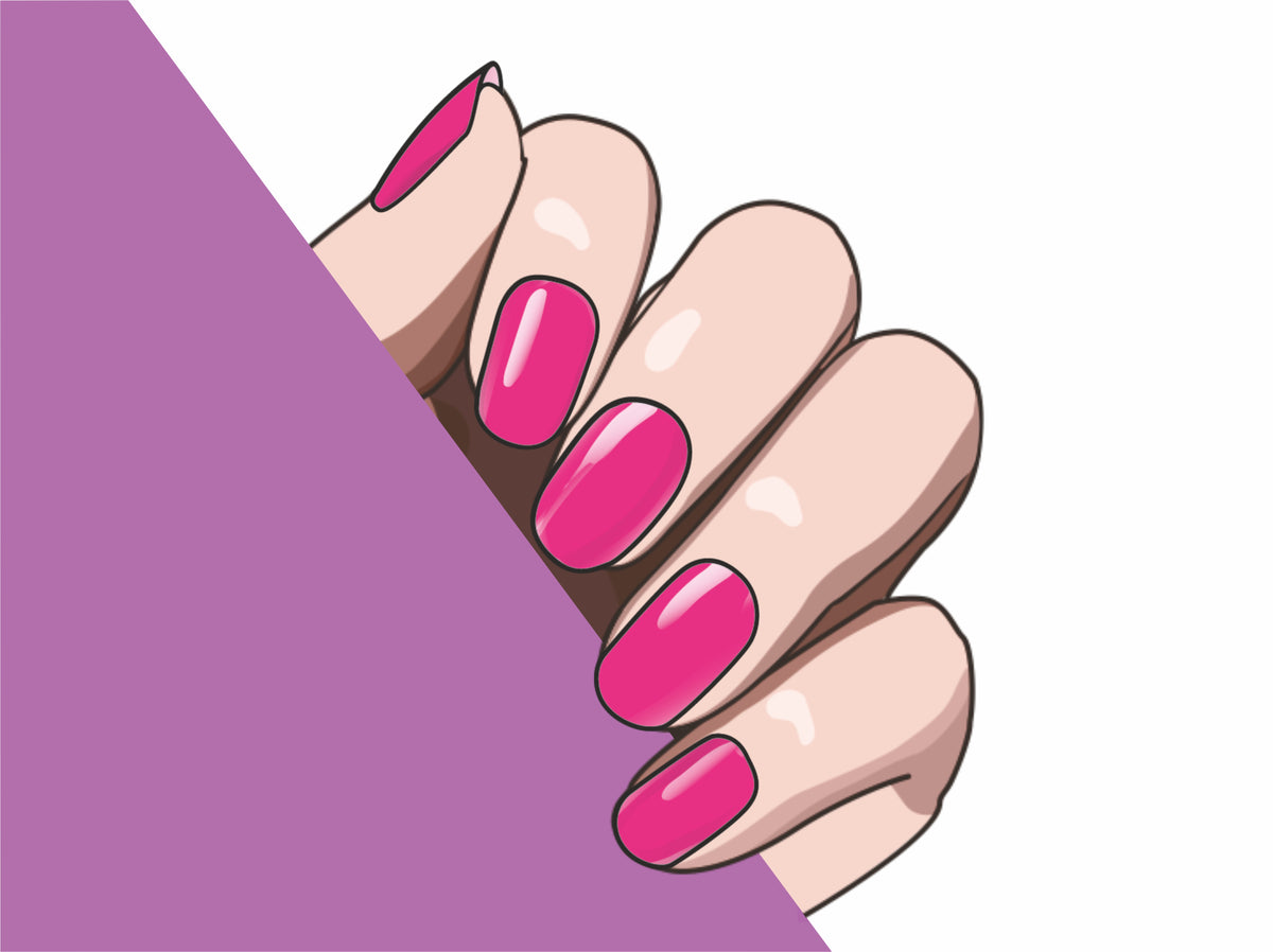 Hot Pop semi-cured gel nail strips by MANITIME – detail 4