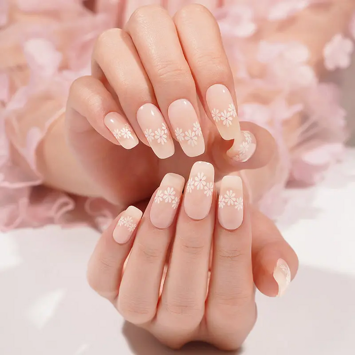 Floral Tip – Gel Nail Strips
