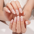Blooming Nude semi-cured gel nail strips by MANITIME
