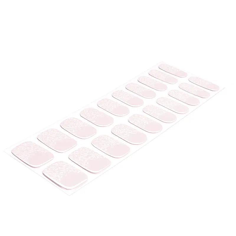 Rosy Touch semi-cured gel nail strips by MANITIME – detail 3