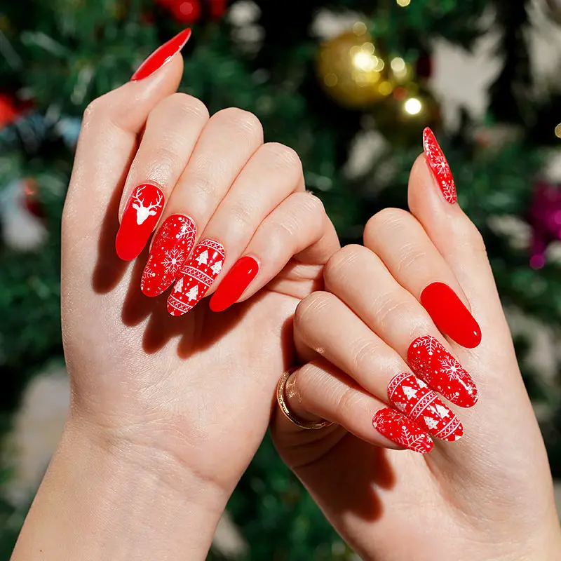 Nordic Cheer semi-cured gel nail strips by MANITIME – detail 2
