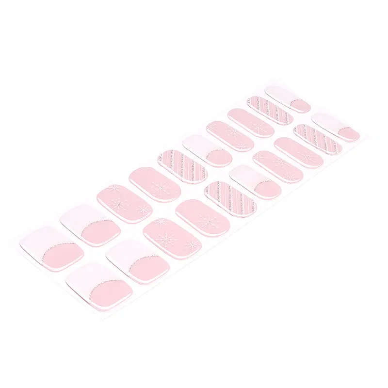 Winter Spark semi-cured gel nail strips by MANITIME – detail 3