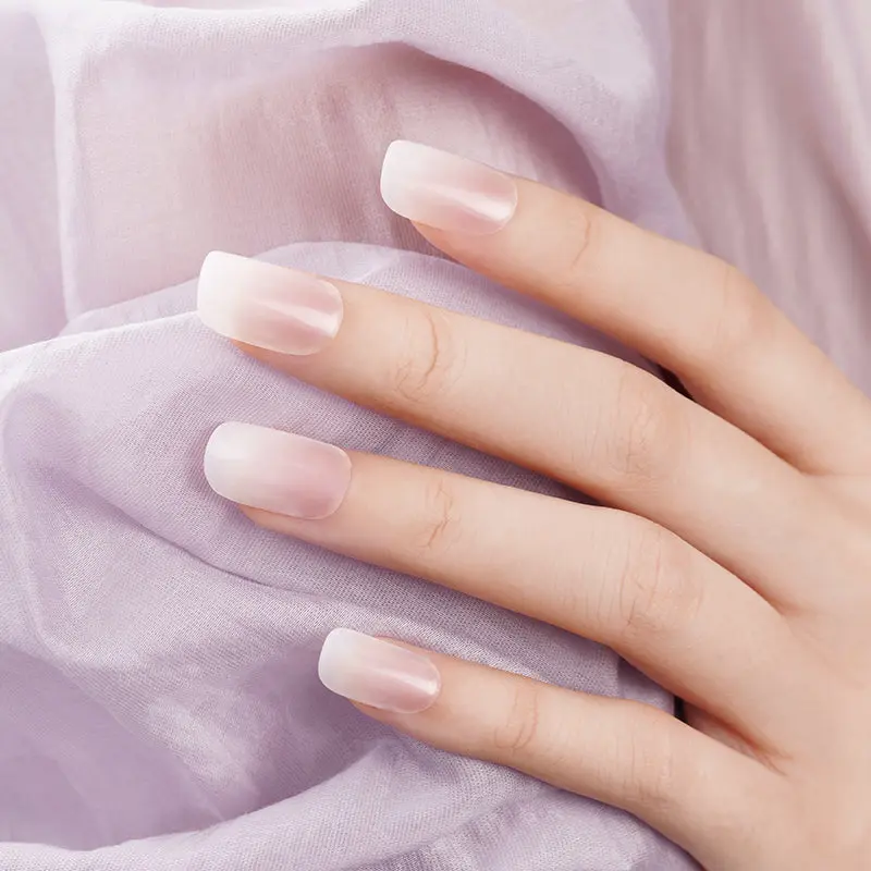 Milky Ombre semi-cured gel nail strips by MANITIME – detail 2
