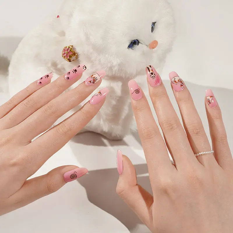 Meow Mood – polotvrzené gelové nálepky MANITIME – detail 3