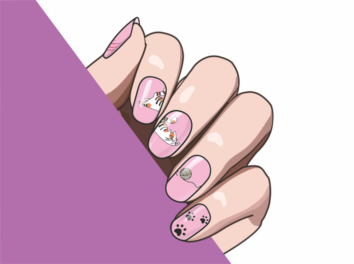 Meow Mood – polotvrzené gelové nálepky MANITIME – detail 6