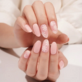 Floret Charm semi-cured gel nail strips by MANITIME
