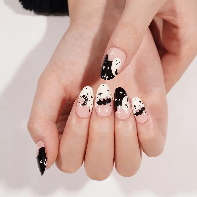 Haunted Glow semi-cured gel nail strips by MANITIME – detail 2