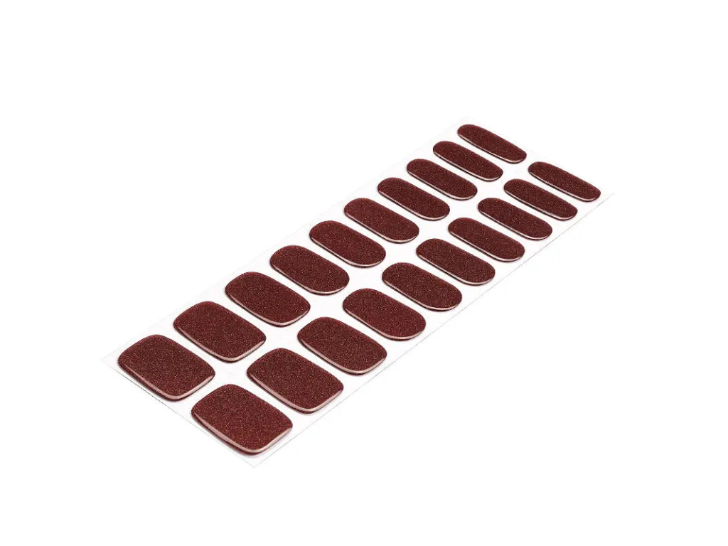 Cocoa Glitter semi-cured gel nail strips by MANITIME – detail 5